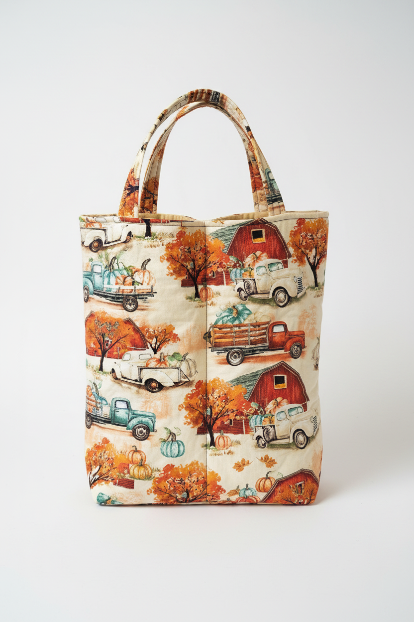 Quilted Wine Tote – Harvest Trucks