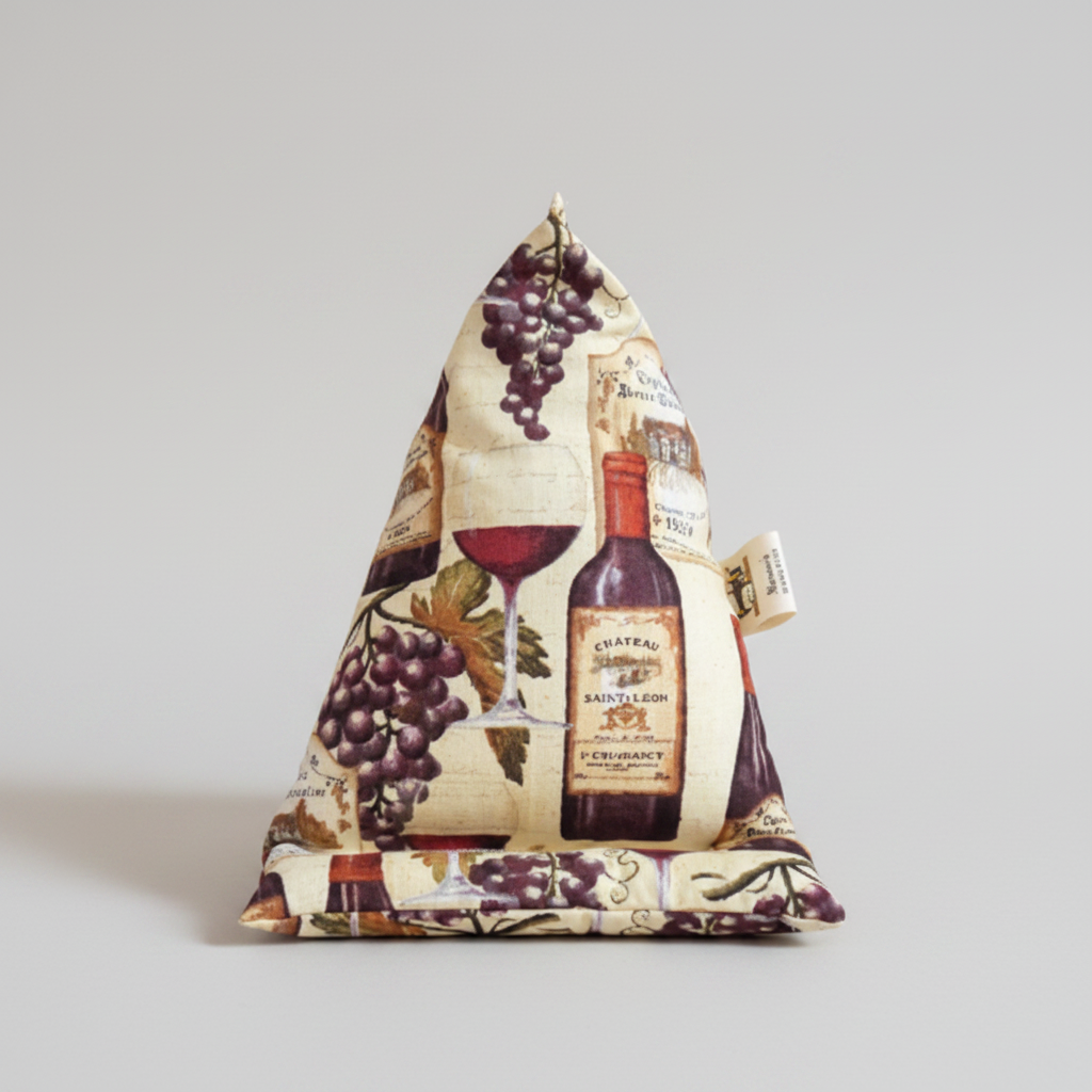 Phone Stand – Wine & Vineyard, standing upright