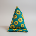 Phone Stand – Green Sunflowers, standing upright