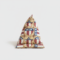 Phone Stand – Patriotic Stars & Shields, standing upright